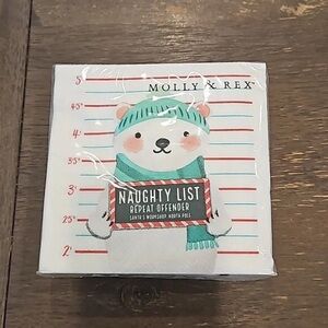 Set of Two Christmas Beverage Appetizer Paper Napkins